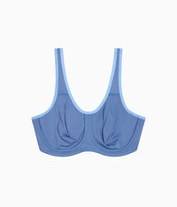Simone Sport Underwire Bra: Blue Horizon