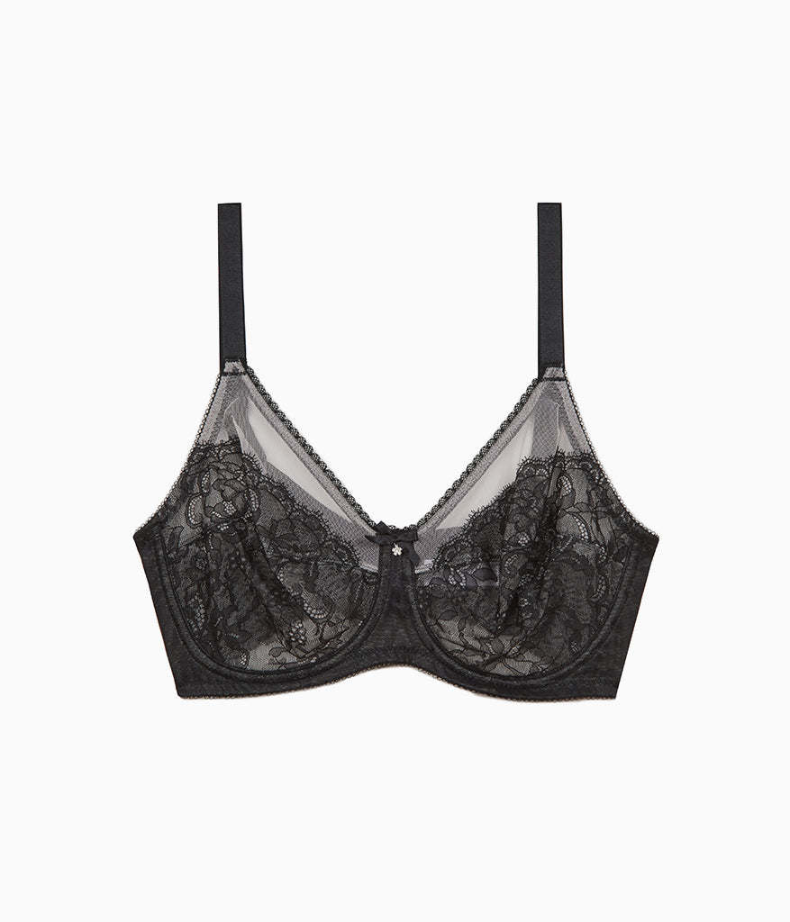 Retro Chic Full Figure Underwire Bra: Black – Wacoal