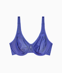 Basic Beauty Full Figure Seamless Underwire Bra: Skipper Blue