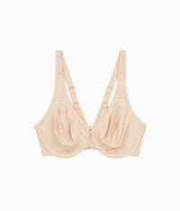 Basic Beauty Full Figure Seamless Underwire Bra: Sand