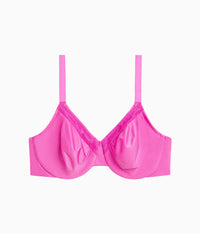 Perfect Primer Full Figure Underwire Bra: Wild Azalea