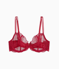 Midnight Soiree Underwire Bra: Regina Red