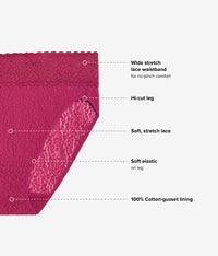 High Bar™ Hi Cut: Red Plum