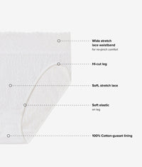 High Bar™ Hi Cut: White