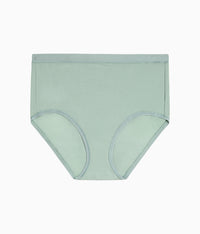 Understated Cotton Brief: Iceberg Green