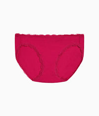 Inspired Eyelet Bikini: Cerise