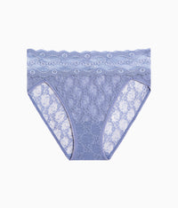 Lace Kiss Hi-Leg: Country Blue