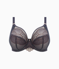 Priya Plunge Underwire Bra: Storm