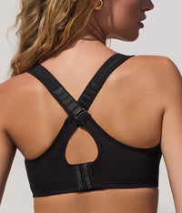 Simone Sport Underwire Bra: Black