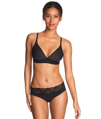 Full Transparency Bralette: Rose Smoke