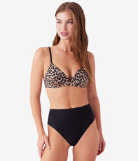 Undercover Wire Free T-Shirt Bra: Leopard