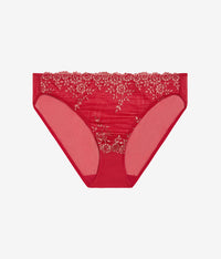 Embrace Lace® Bikini: Grandalia Red/Rose Gold