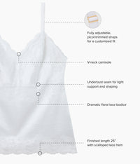 Modern Affair Cami: White