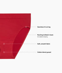 B-Smooth® Seamless Hi-Cut: Grandalia Red