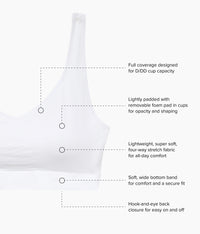 Feeling Flexible Bralette: White