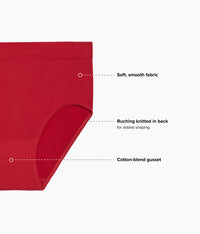 B-Smooth® Seamless Brief: Grandalia Red