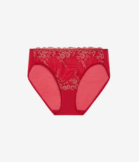 Embrace Lace® Hi-Cut: Grandalia Red/Rose Gold