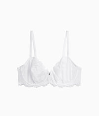 Vivid Attraction Underwire Bra: White