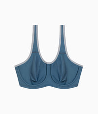 Simone Sport Underwire Bra: Dark Slate