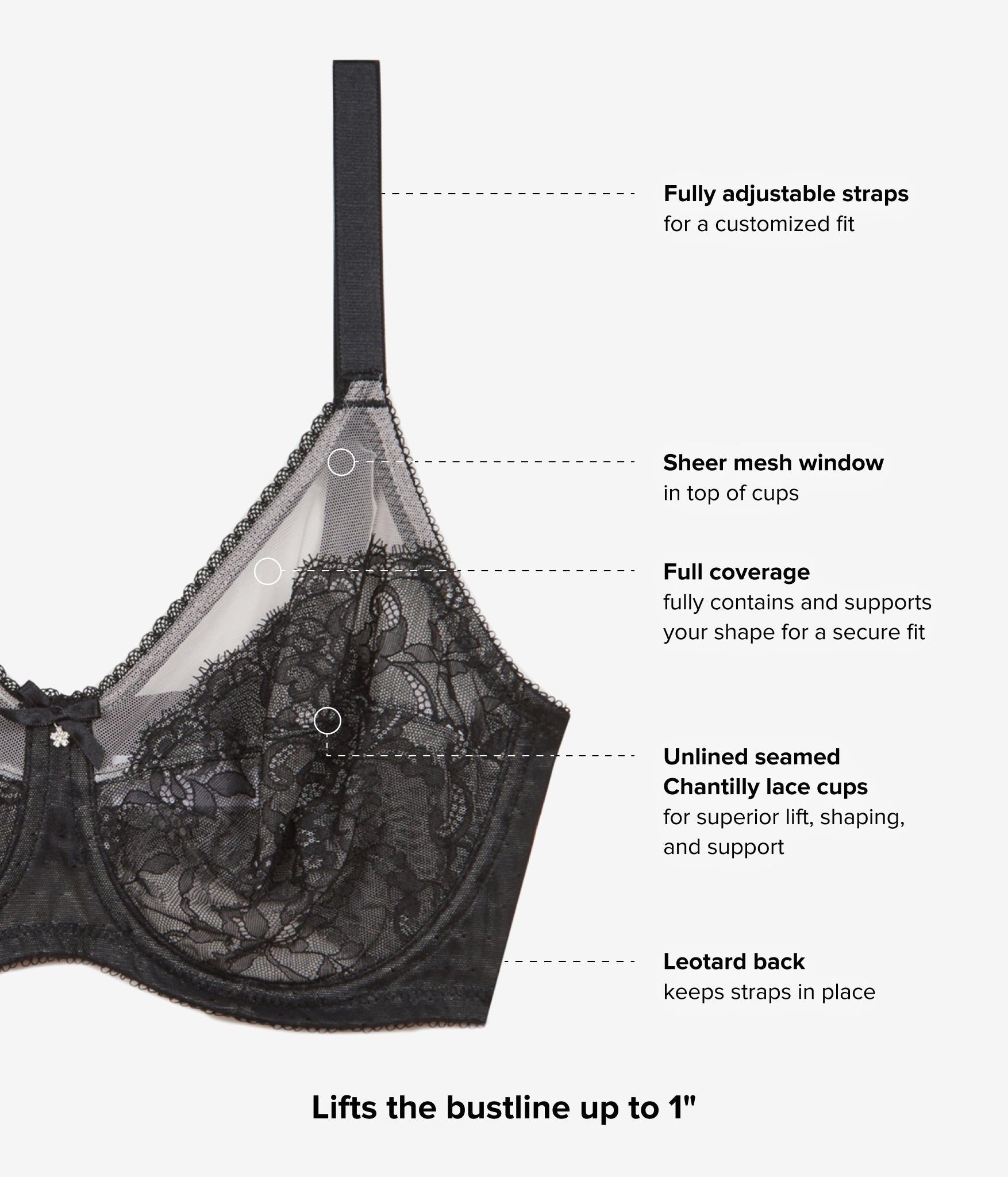 Retro Chic Full Figure Underwire Bra: Black – Wacoal