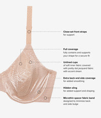 Back Appeal® Underwire Bra: Praline