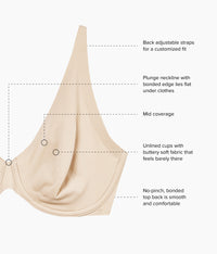Better Than Braless™ Underwire Bra: Sand