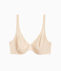 Comfortable Cool Underwire Bra: Sand