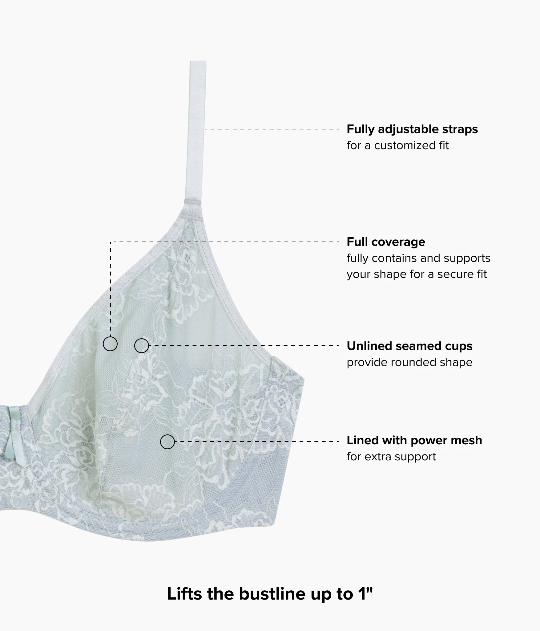 Full Bloom Underwire Bra: Belgian Block – Wacoal