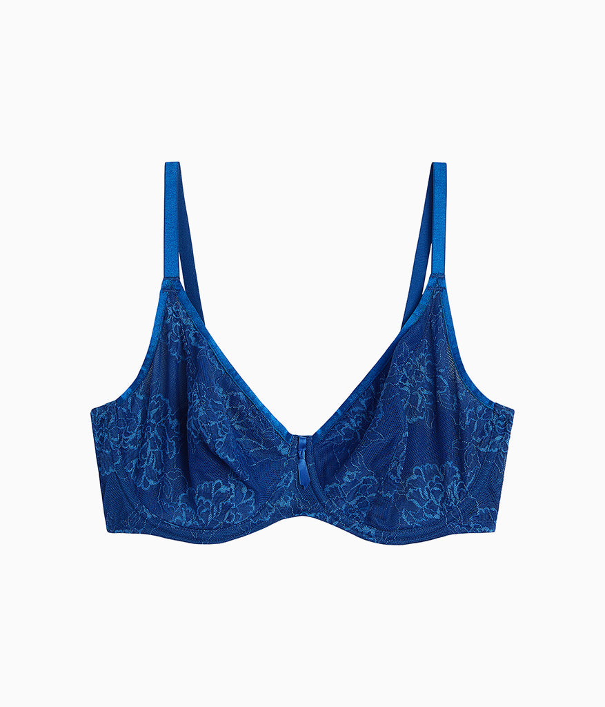 Wacoal　F85 Wacoal New $44 Feeling Flexible Full Bust Bralette Large Titan | eBay