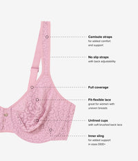 High Bar™ Underwire Bra: Lilas