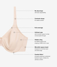 Comfort State Underwire Bra: Sand