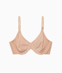 Shape Revelation® Uneven Underwire Bra: Praline