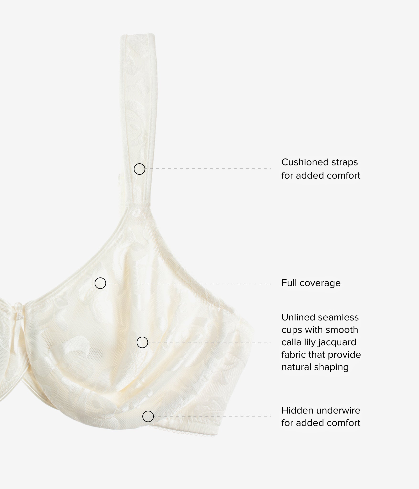 Awareness Underwire Bra: Ivory – Wacoal