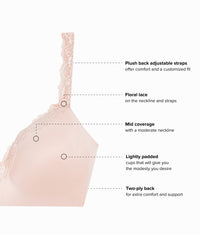 Softly Styled Wire Free T-Shirt Bra: Rose Dust