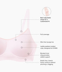 Easy Like Sunday™ Wire Free T-Shirt Bra: Cradle Pink