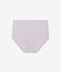 Understated Cotton Brief: Opal Gray