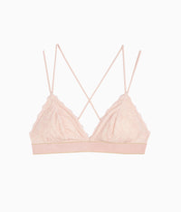Lace Encounter Bralette: Rose Smoke