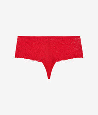 Untamed Tanga: Lipstick Red