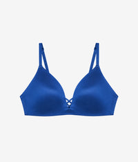 Undercover Wire Free T-Shirt Bra: Navy Sails