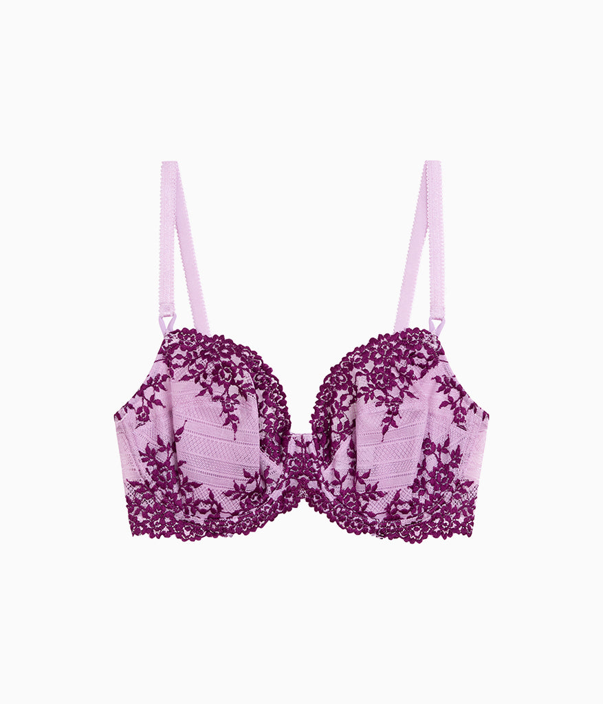 Embrace Lace® Underwire Bra: Lavender Sage/Dark Purple – Wacoal