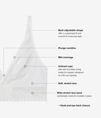 High Bar™ Bralette: White