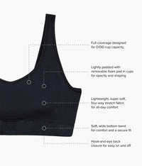 Feeling Flexible Bralette: Black