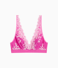 Embrace Lace® Wire Free Bralette: Wild Azalea/Cradle Pink