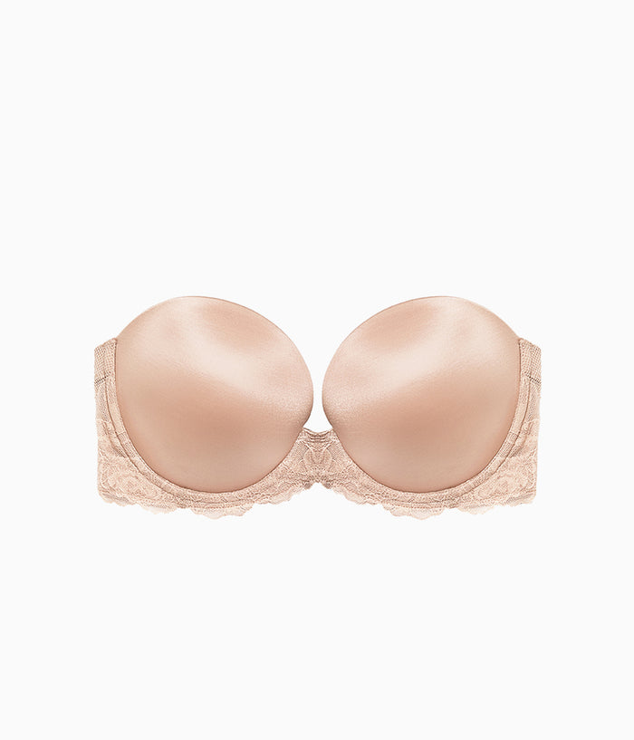 Self Assured Push Up Strapless Bra: Roebuck