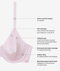 Back Appeal® Underwire Bra: Cradle Pink