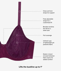 Elevated Allure Underwire Bra: Winter Bloom