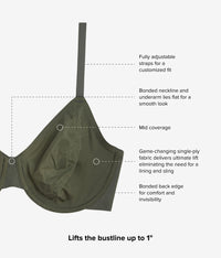 Confidence Boost™ Underwire Bra: Kambaba