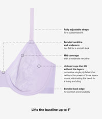 Confidence Boost™ Underwire Bra: Pastel Lilac