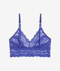 Lace Kiss Bralette: Spectrum Blue