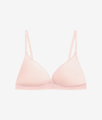 Full Transparency Bralette: Rose Smoke